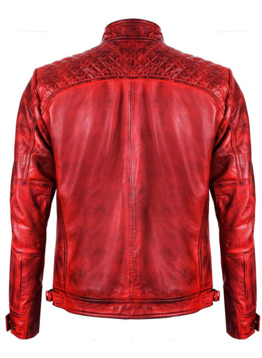 Шкіряна гоночна гоночна велосипедна куртка