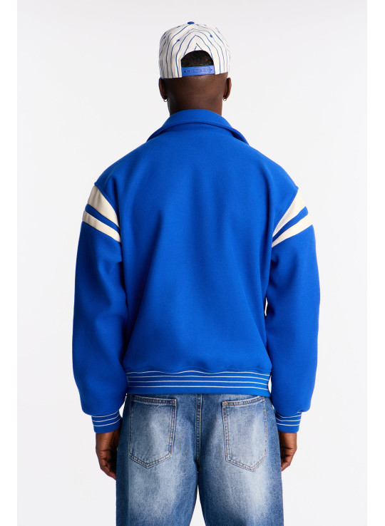 Класична олдскульна варсіті-куртка