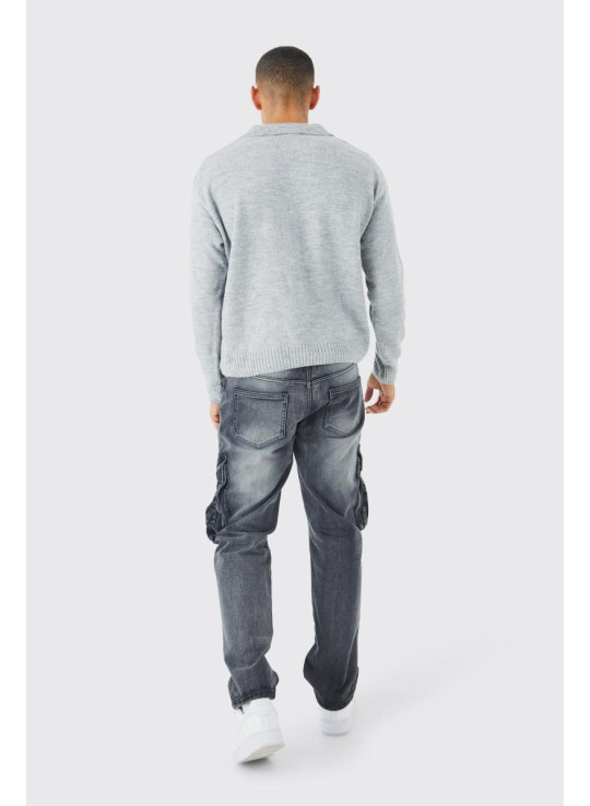 Боксерський довгий рукав в'язаний Поло Поло