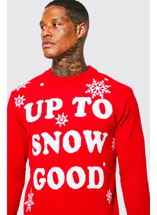 До снігу. Гарний різдвяний джемпер