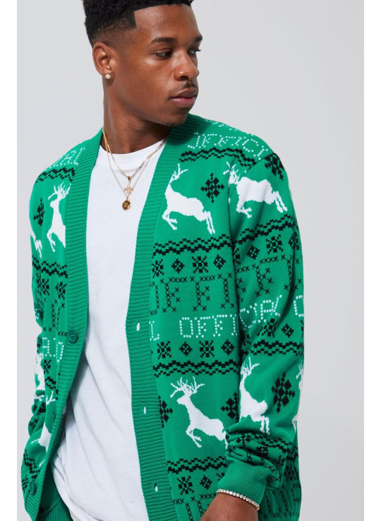 Різдвяний кардиган із оленячою феєрою
