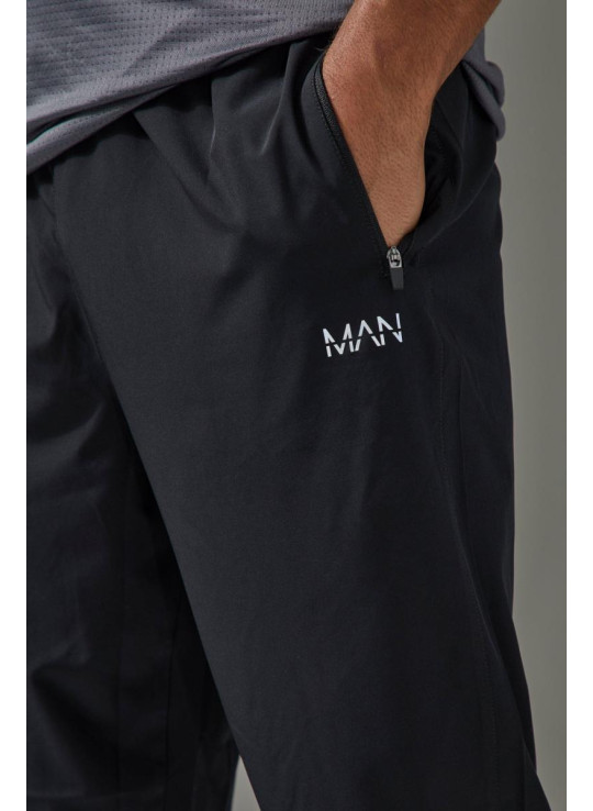 Man Active Performance Lightweight Extrable Tuked Tapered Joggers