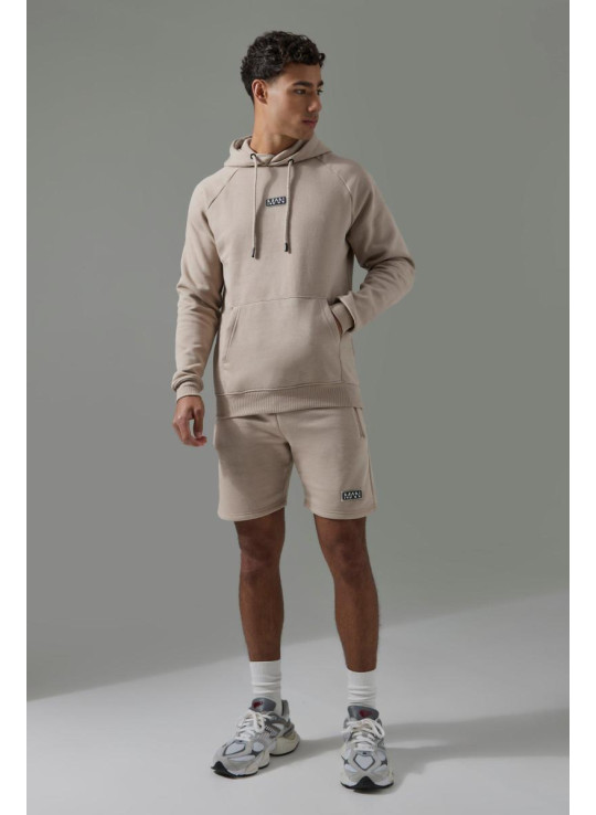 Чоловіча толстовка з капюшоном і короткі набір для активного тренування в тренажерному залі