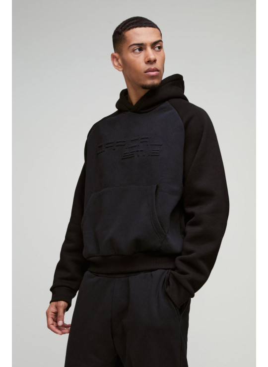 Офіційний спортивний костюм із капюшоном і тисненням із кольоровими блоками