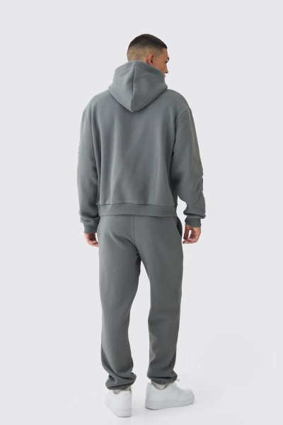 Великий спортивний костюм Boxy Homme Emboss