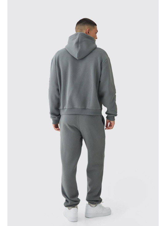 Великий спортивний костюм Boxy Homme Emboss