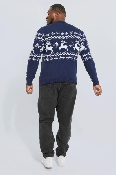 Плюс різдвяний джемпер з оленячою ярмаркою