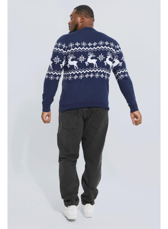 Плюс різдвяний джемпер з оленячою ярмаркою