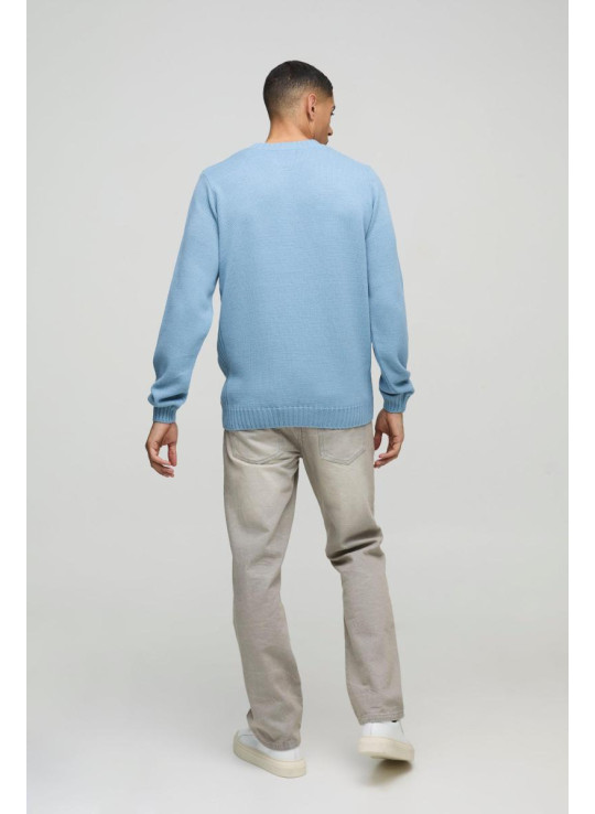 Регулярний придатний ребристий екіпаж з трикотажним джемпером