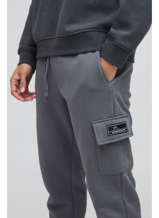 330GSM SLIM FIT MAN лейбл Вантажний джоггер