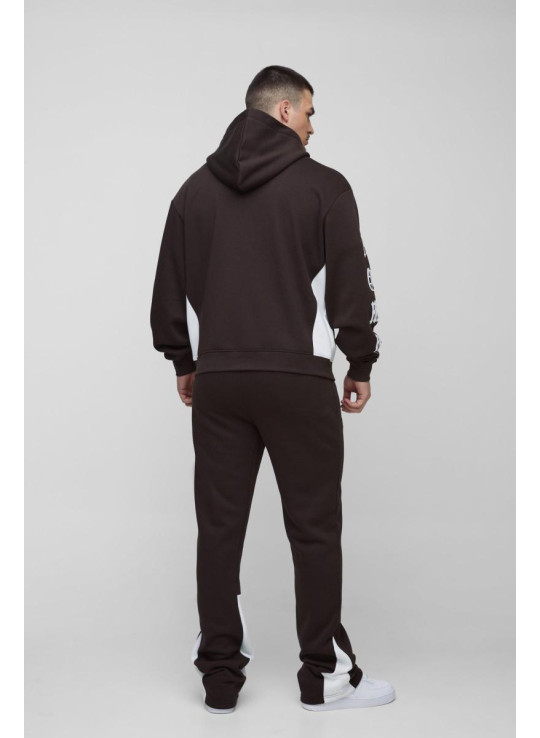 Високий спортивний костюм із ластовицею у формі квадратної форми Homme