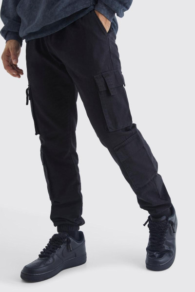 Еластична талія мульти вантажна кишенька Slim Fit Jogger