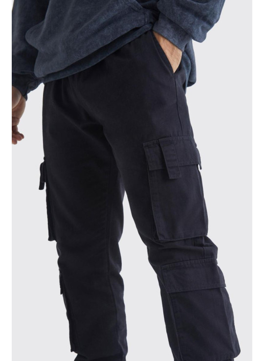 Еластична талія мульти вантажна кишенька Slim Fit Jogger