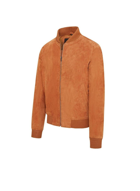 М'яка козяча замша MA -1 Varsity Bomber Jacker - Dalian