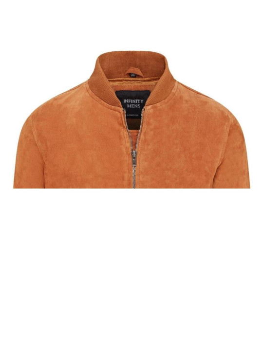 М'яка козяча замша MA -1 Varsity Bomber Jacker - Dalian