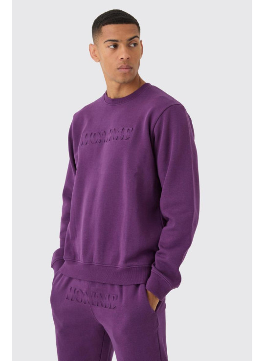 Спортивний костюм з тисненням Regular Homme