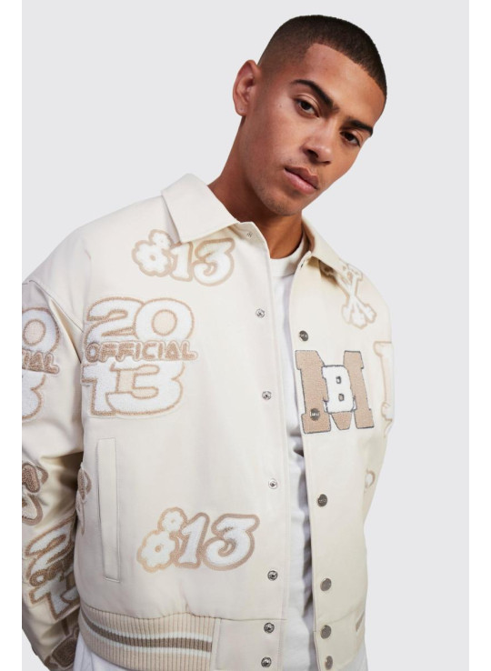 Коробний піджак з тонатом PU Tonal