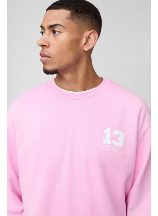 Величезний спортивний костюм із принтом і принтом