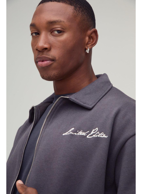 Великий бомбер з персиковим флоковим принтом і черепом