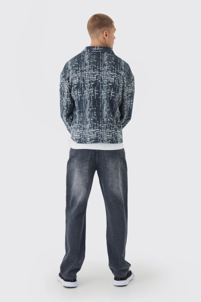 Абстракційна верхня сорочка великого розміру