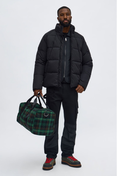 Стьобана куртка-пуфер вільного крою