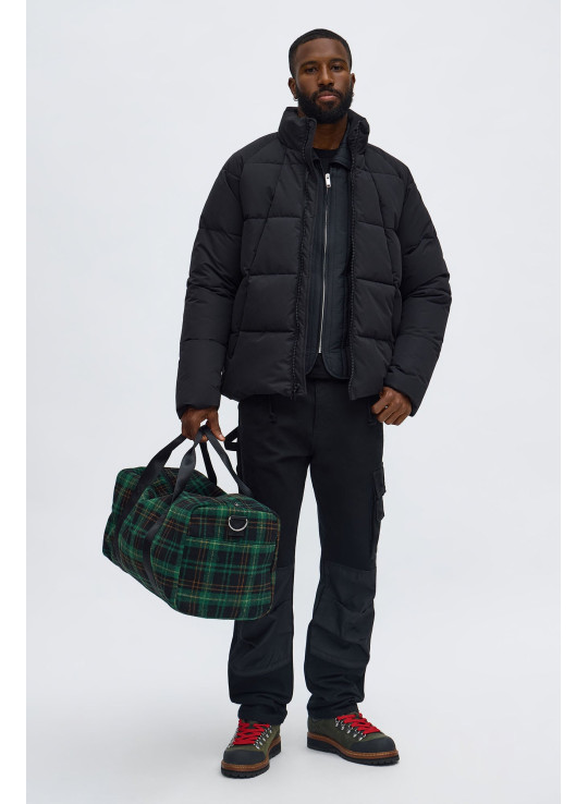 Стьобана куртка-пуфер вільного крою