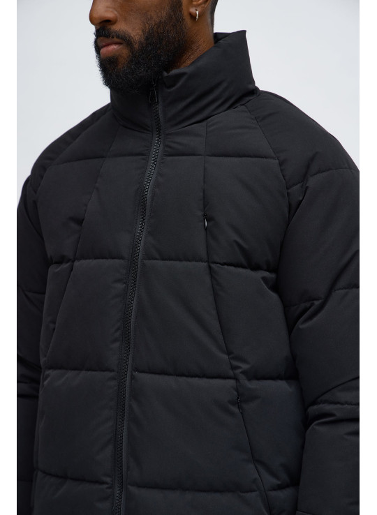 Стьобана куртка-пуфер вільного крою