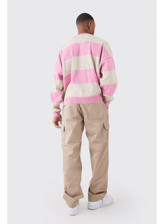 Величезний трикотажний джемпер із відкритими плечима