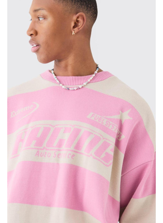 Величезний трикотажний джемпер із відкритими плечима