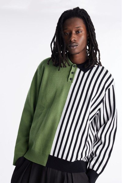 Светр-поло Half Striped