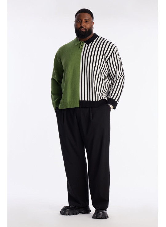 Светр-поло Half Striped