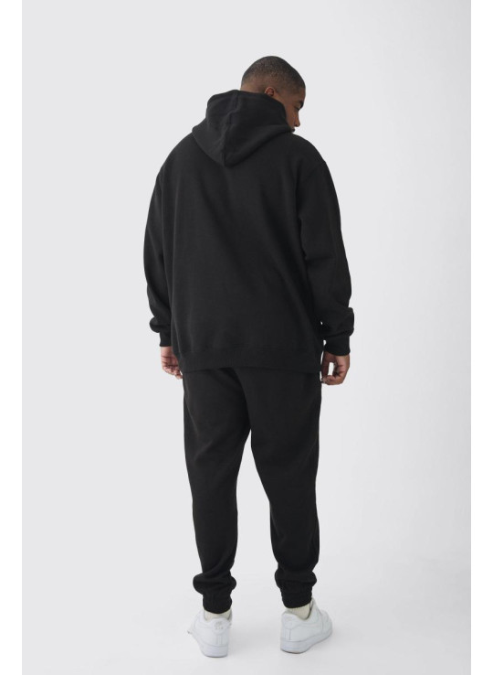 Плюс великий спортивний костюм із квітковим малюнком графіті