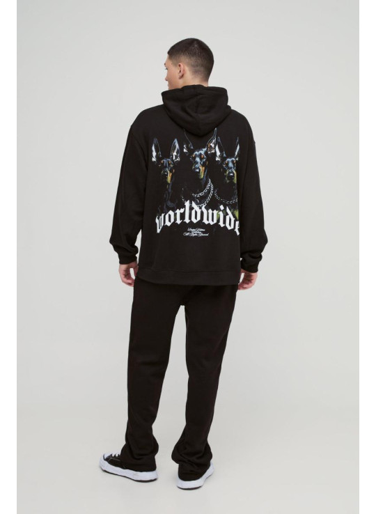Величезний спортивний костюм із капюшоном Worldwide Graphic