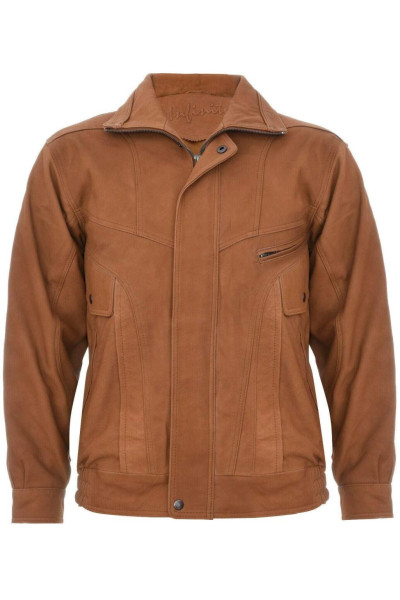 Шкіряна куртка з бомбардувальника Nappa Bluson