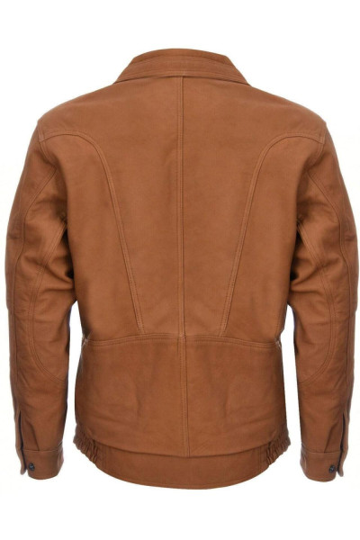 Шкіряна куртка з бомбардувальника Nappa Bluson